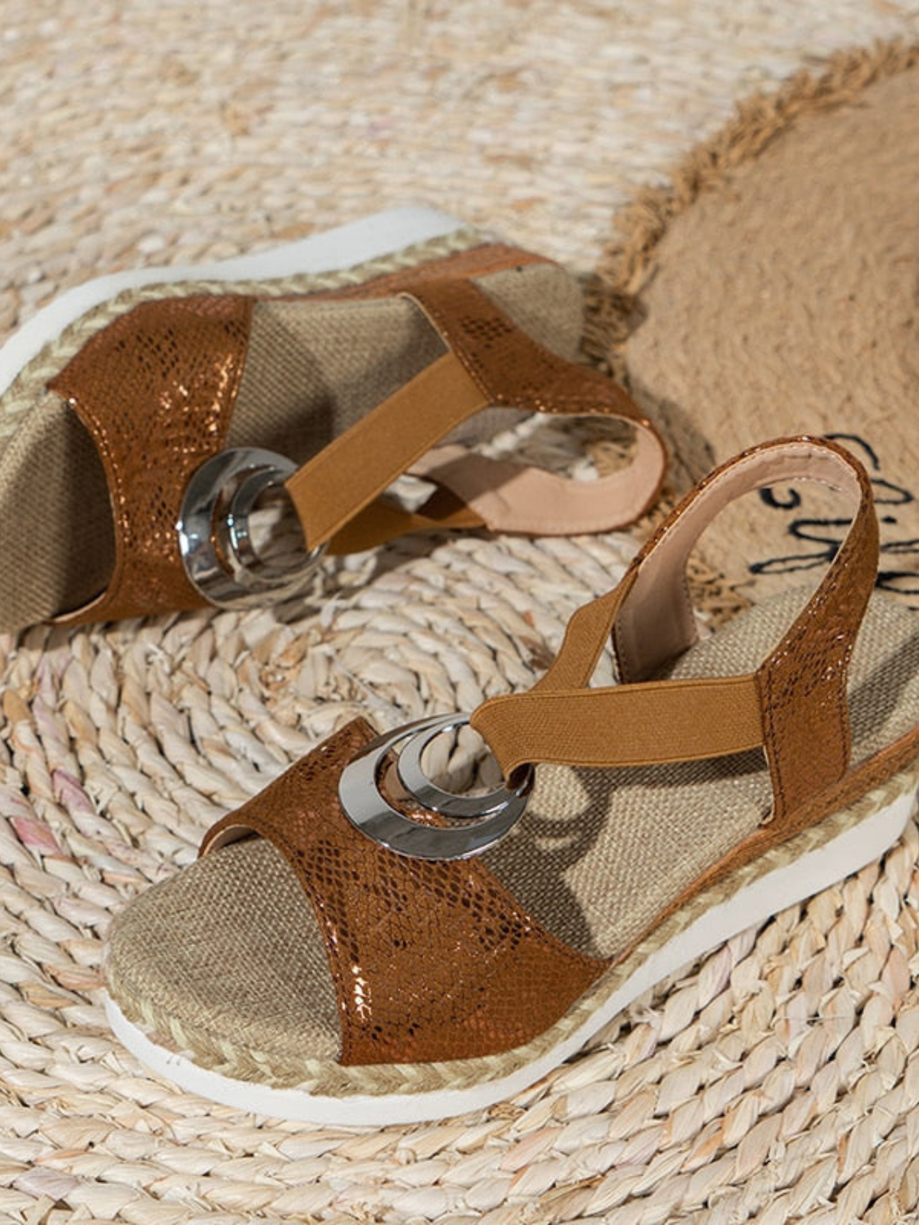 Sandales compensées confortables pour femmes | Support