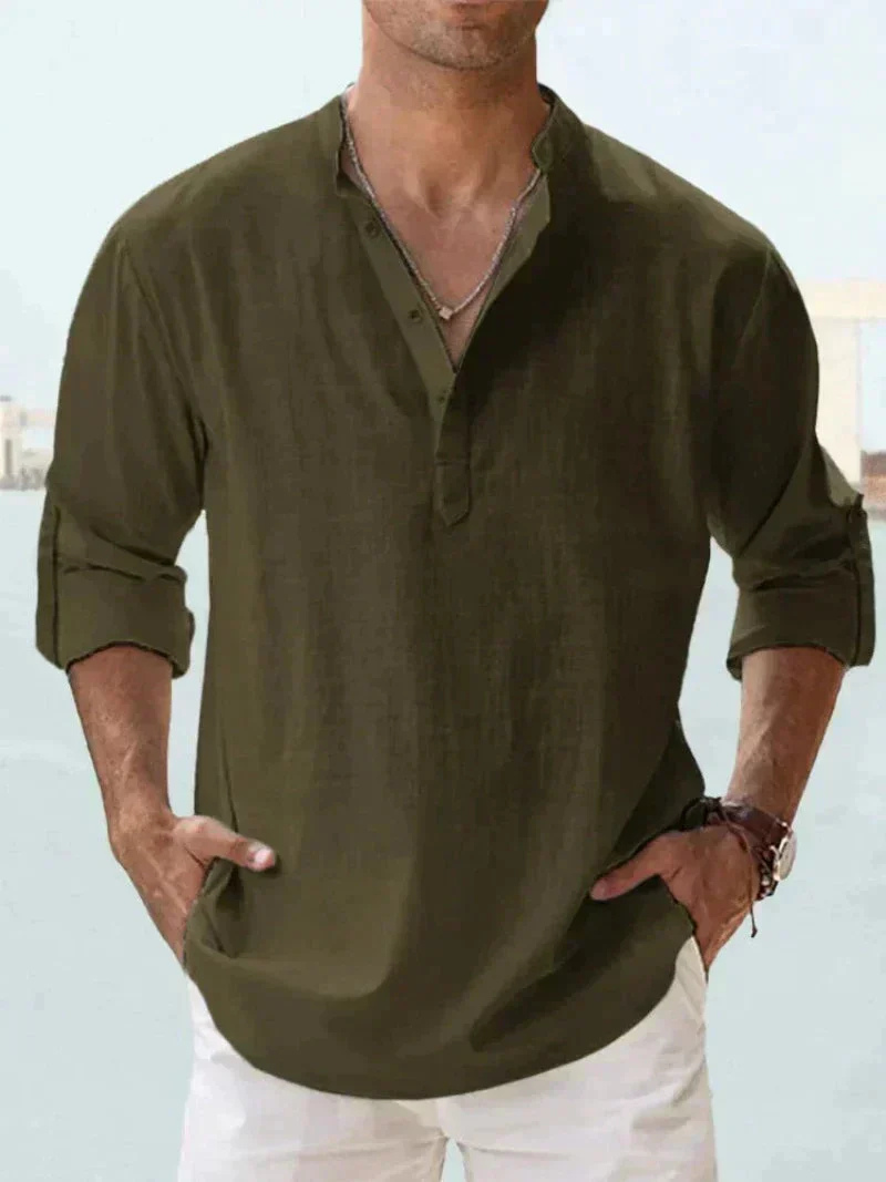 Chemise Décontractée Pour Hommes A Manches Courtes | Été