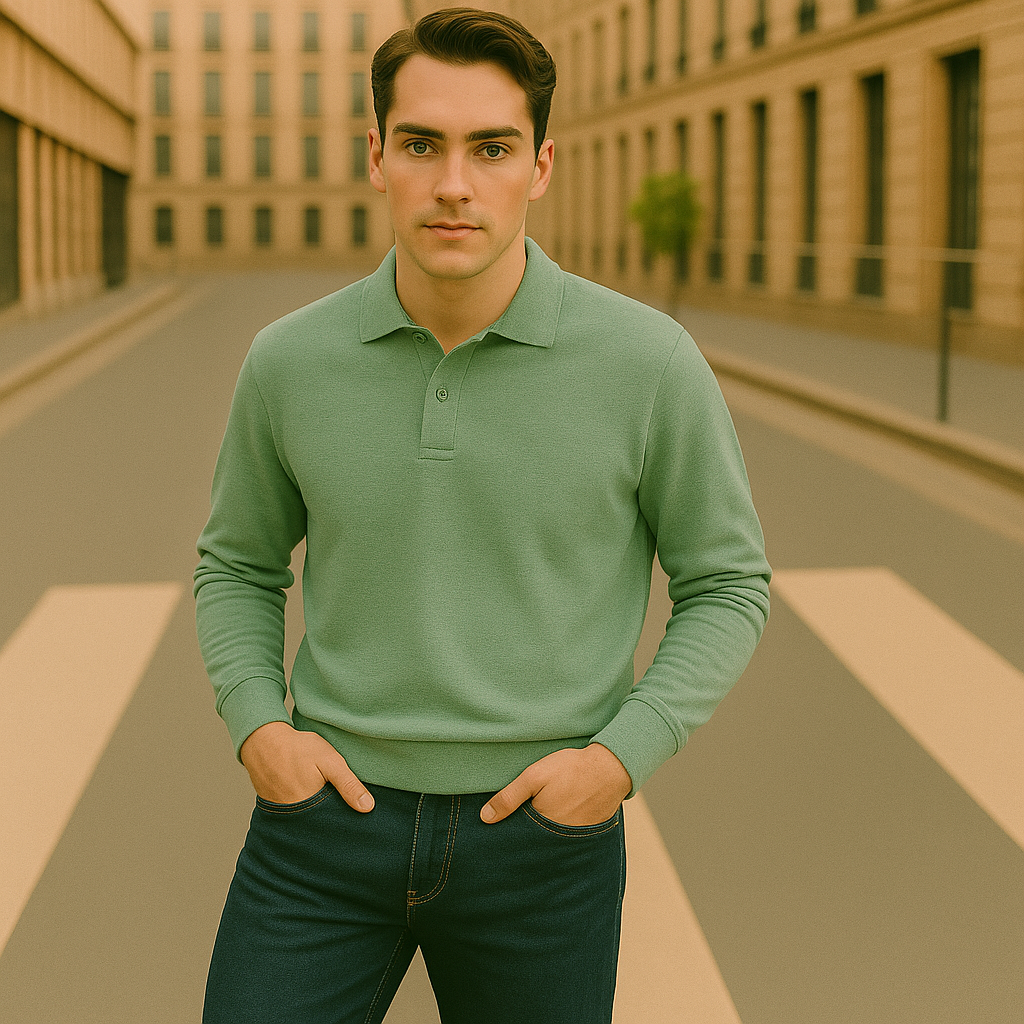 Chemise Décontractée à Manches Longues pour Hommes | Simple