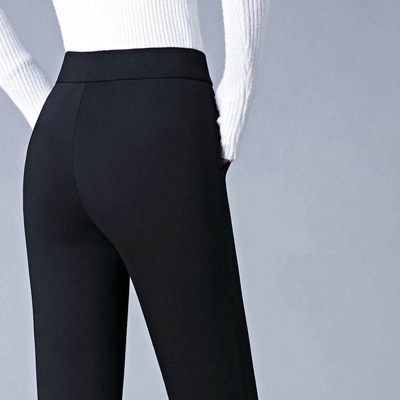 Leggings Femme Taille Haute | Ajustement Élastique Avec Détail de Poche