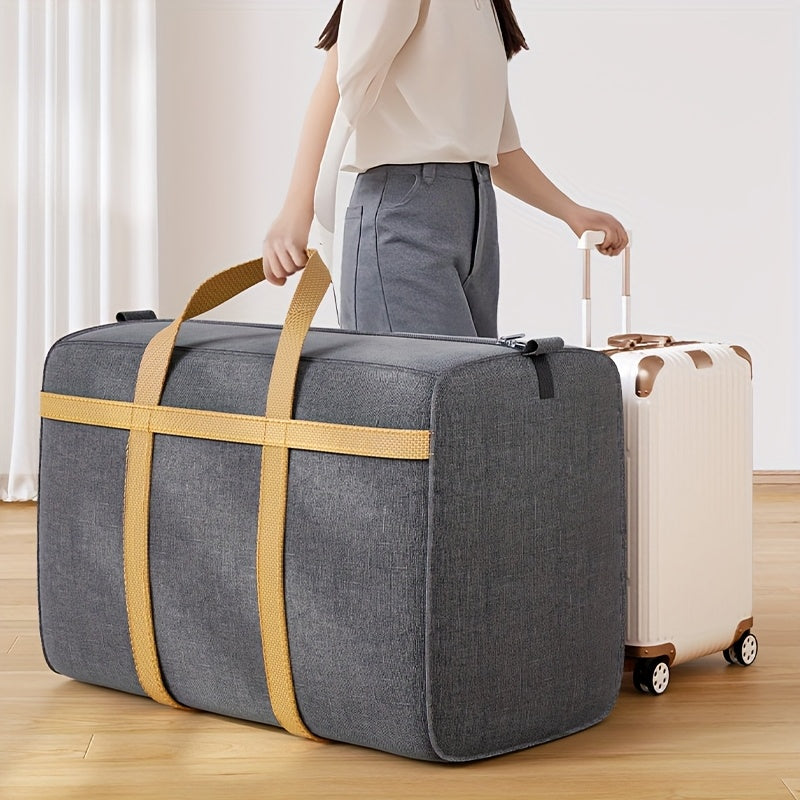 Lot de 2 Sacs de Rangement Pliables Ultra-Résistants | Grande Capacité, Tissu Durable, Idéal pour la Maison, la Voiture et les Voyages