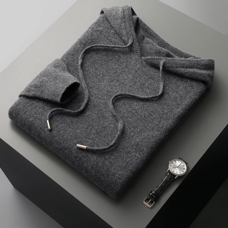 Mens Hoodie Classic Fit  | Casual Wear with Ribbed Cuffs