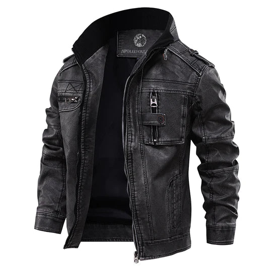 Men’s Classic Biker Jacket | Timeless Style