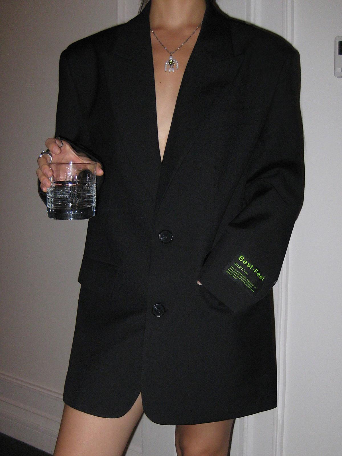 Women's Oversized Blazer | Classic Lapel Design
