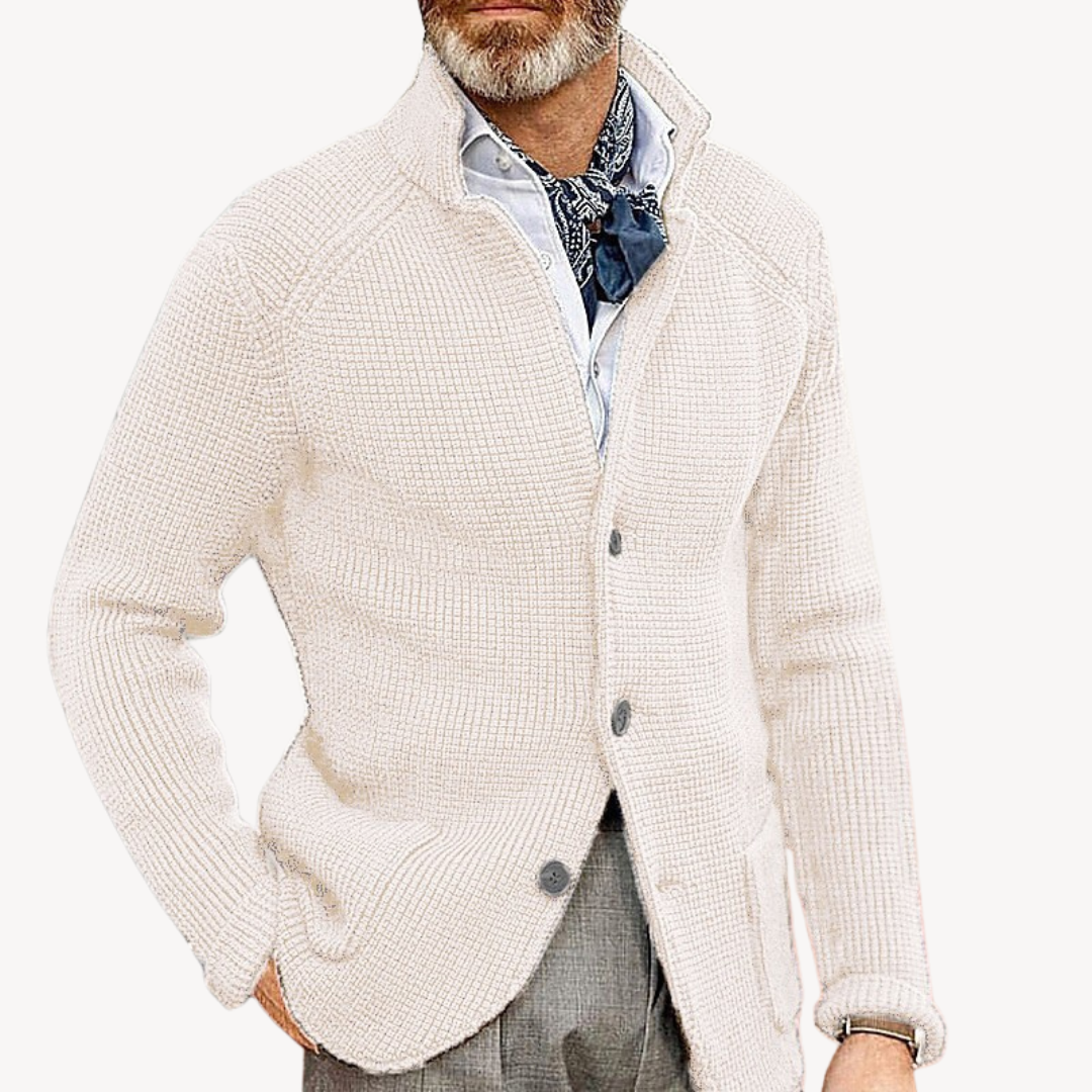 Men's Stylish Knitted Cardigan | Classic Winter Layer
