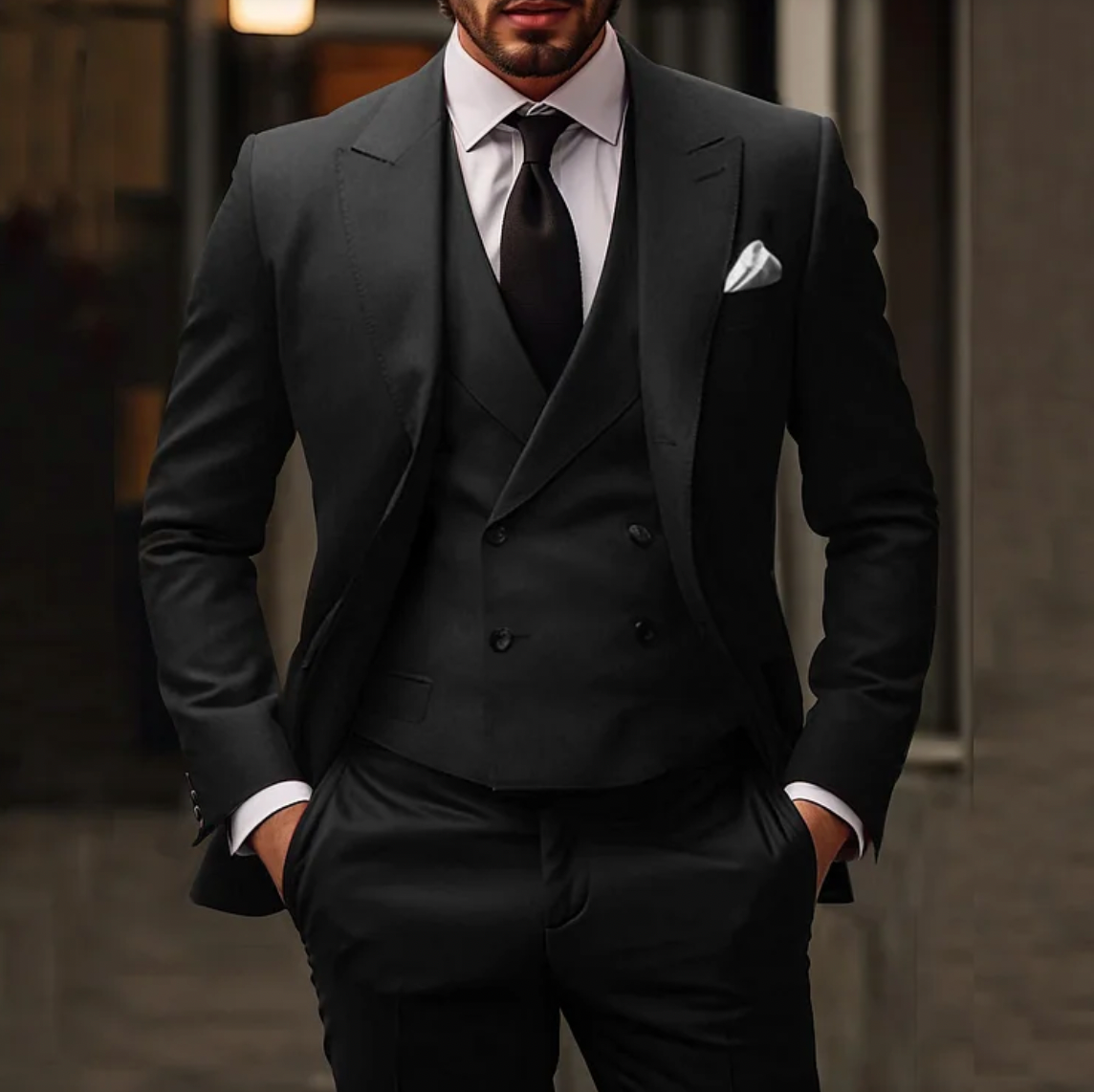 Men’s Formal Winter Suit | Three-Piece Set