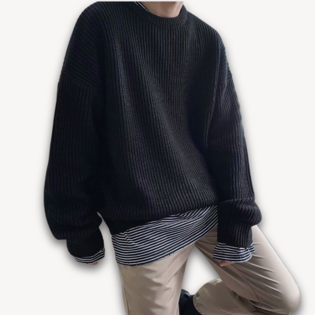 Men’s Casual Oversized Sweater | Cozy Winter Wear