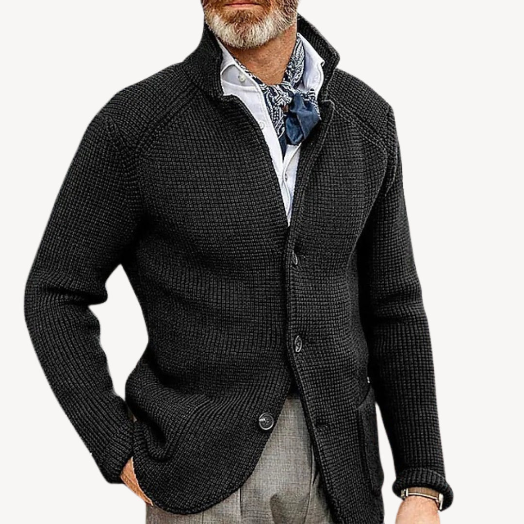 Men's Stylish Knitted Cardigan | Classic Winter Layer