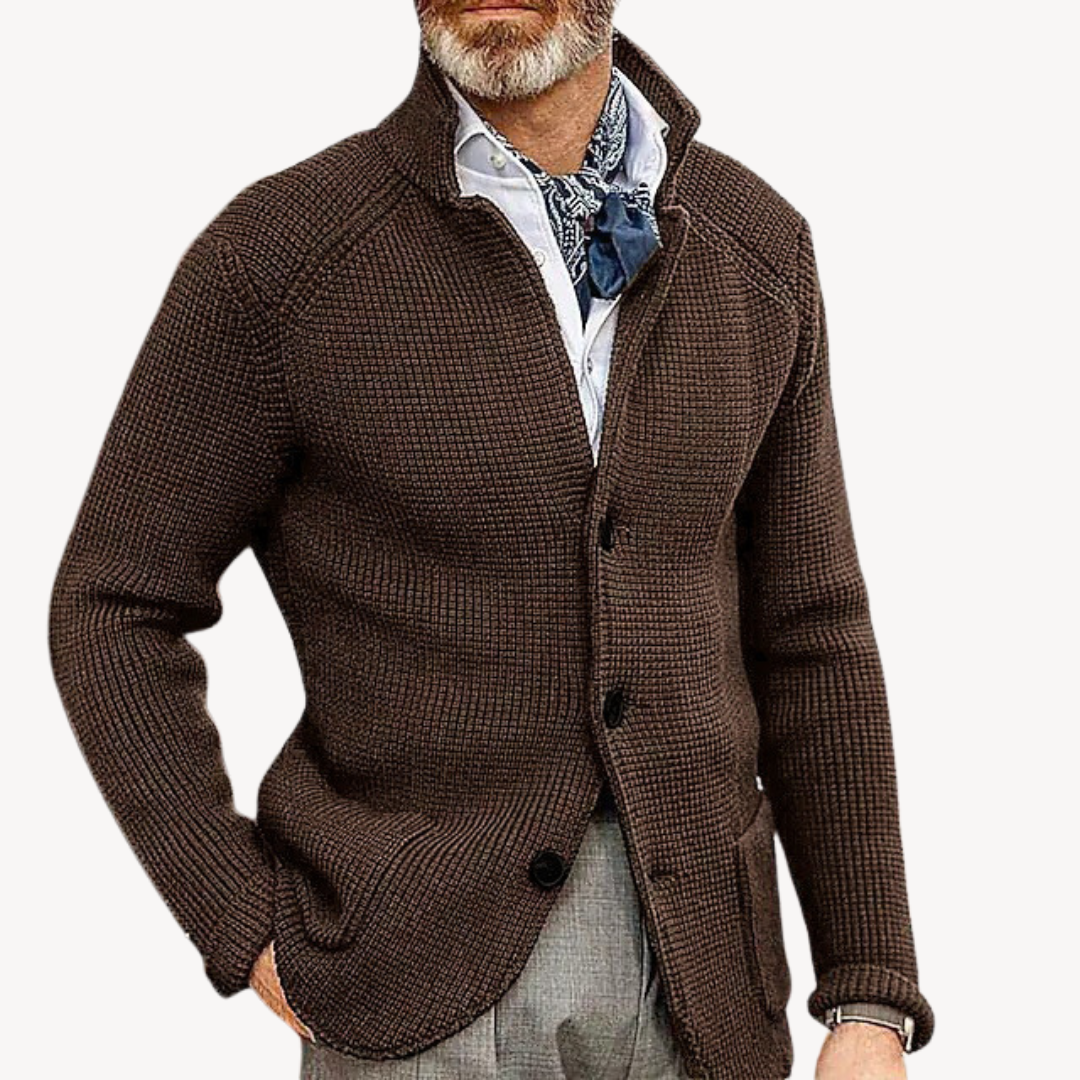 Men's Stylish Knitted Cardigan | Classic Winter Layer