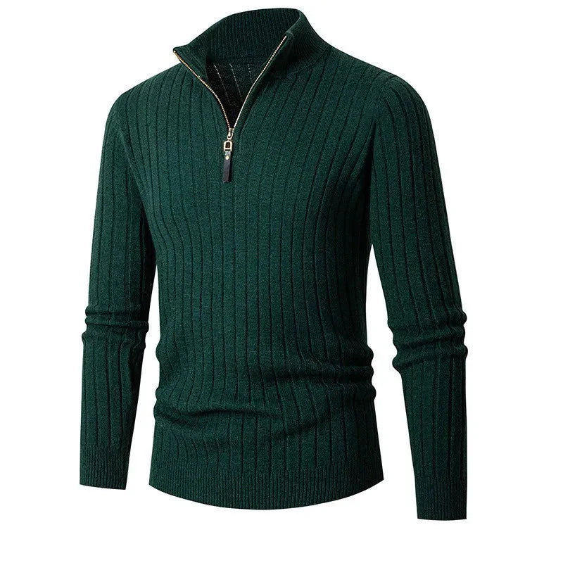Men’s Stylish Half Zip Sweater | Winter Wardrobe