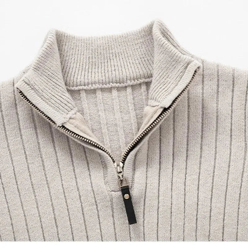 Men’s Stylish Half Zip Sweater | Winter Wardrobe