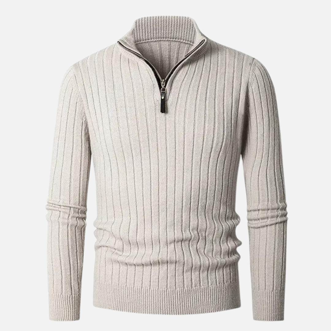 Men’s Stylish Half Zip Sweater | Winter Wardrobe