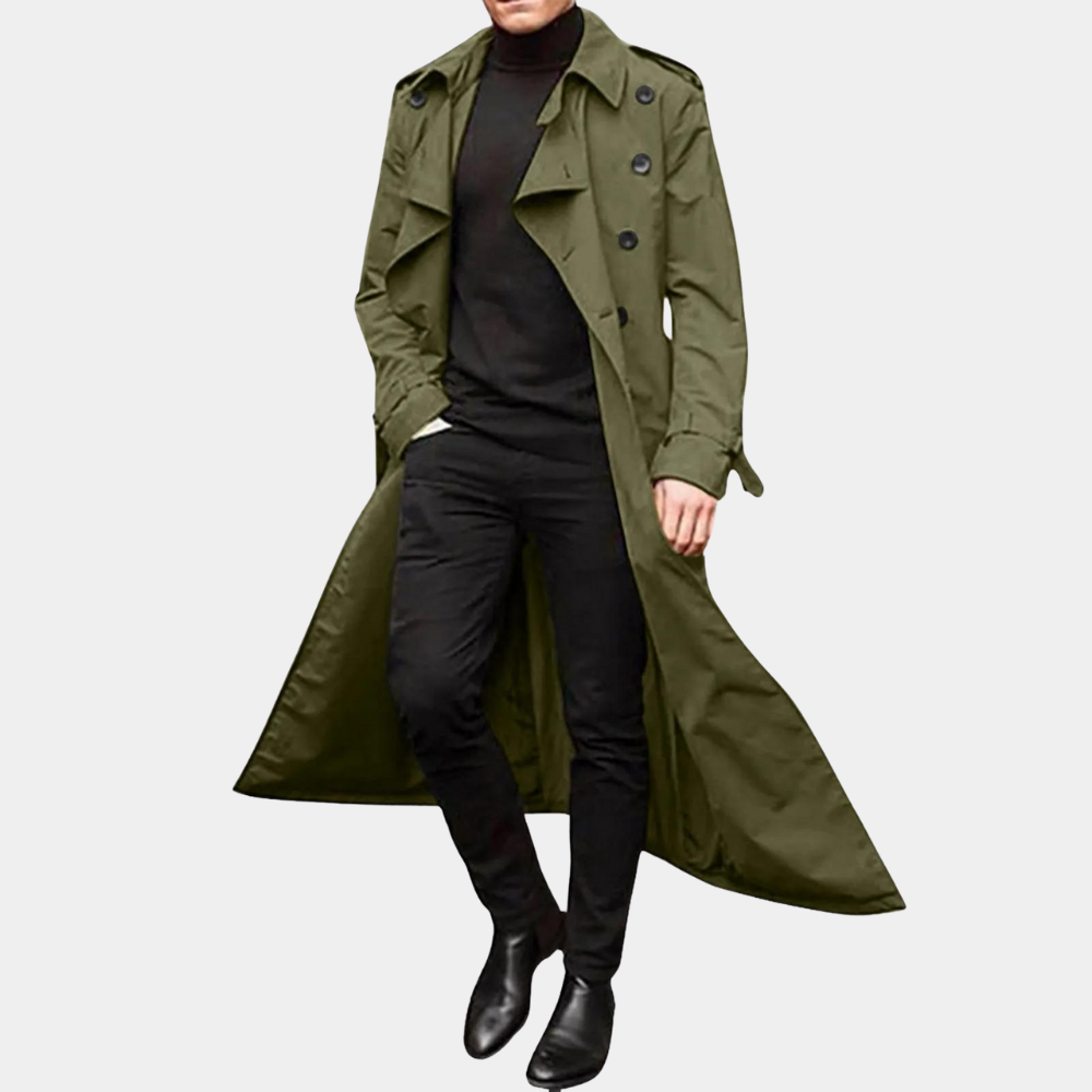 Men’s Casual Trench Coat | Stylish Versatile Outerwear