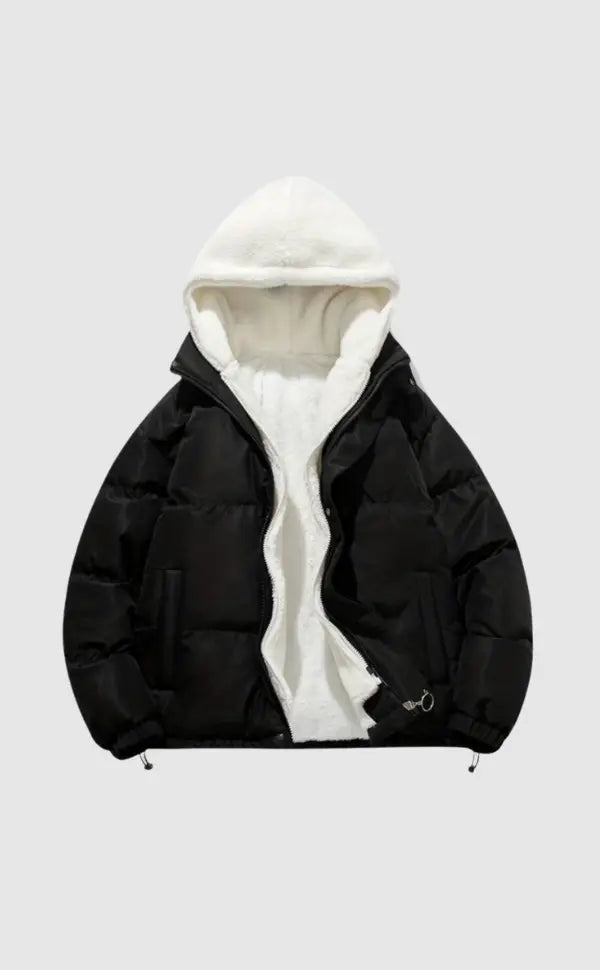 Hooded Winter Zip Jacket | Street Wear Design