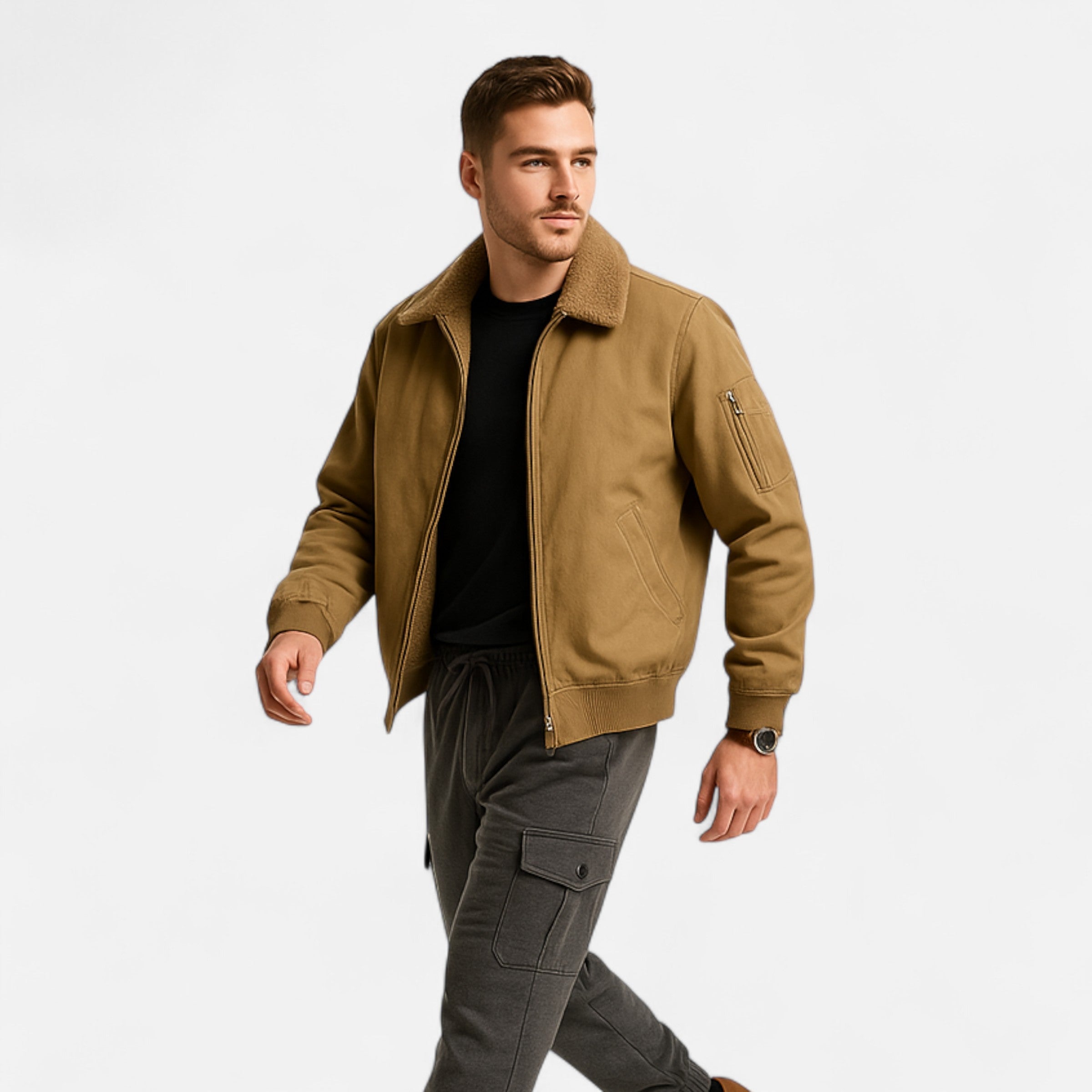 Men’s Casual Workwear Jacket | Refined Design