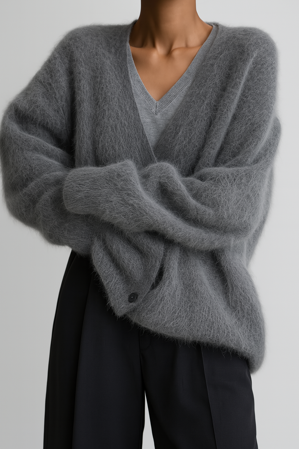 Women’s Stylish Knit Cardigan | Classic Button Style
