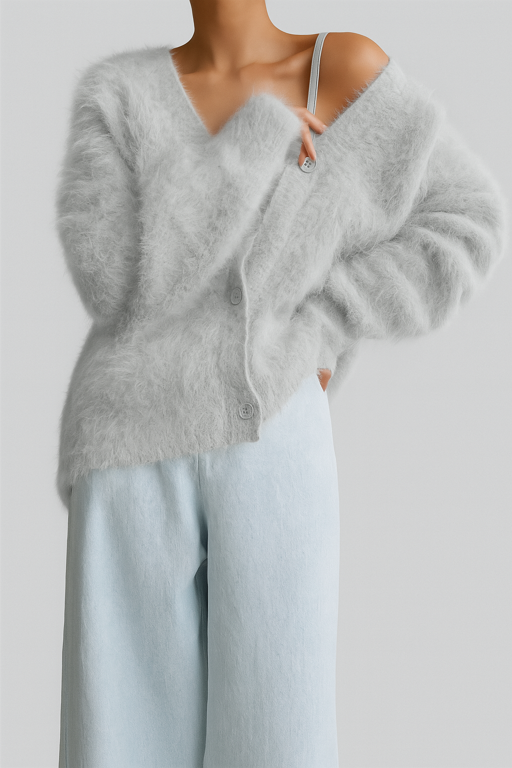 Women’s Stylish Knit Cardigan | Classic Button Style