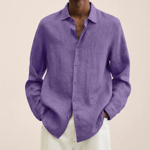 Chemise Slim Décontractée Homme | Respirante & Polyvalente