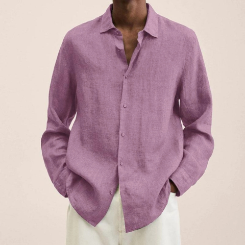 Chemise Slim Décontractée Homme | Respirante & Polyvalente