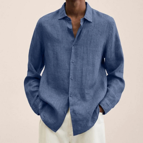 Chemise Slim Décontractée Homme | Respirante & Polyvalente