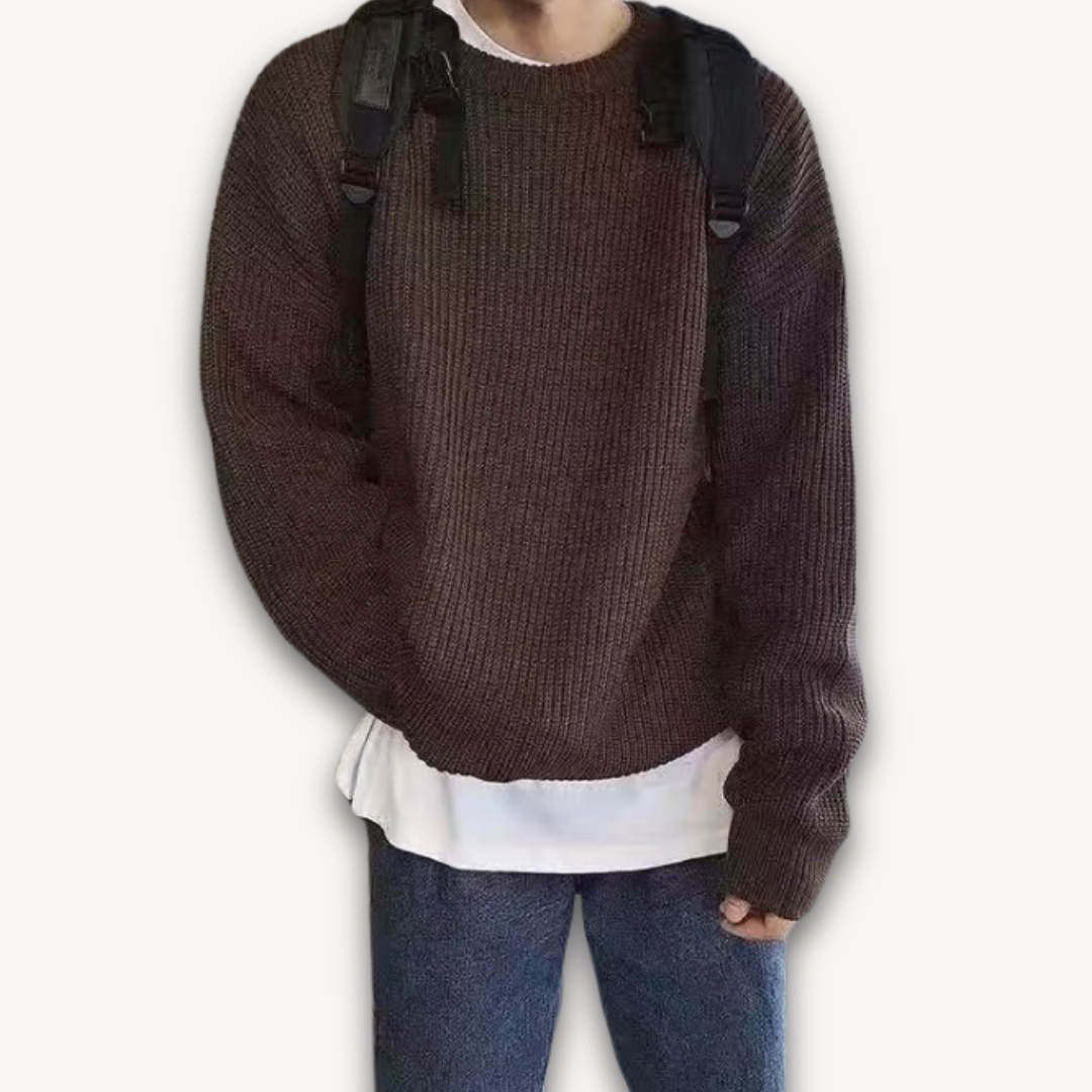 Men’s Casual Oversized Sweater | Cozy Winter Wear