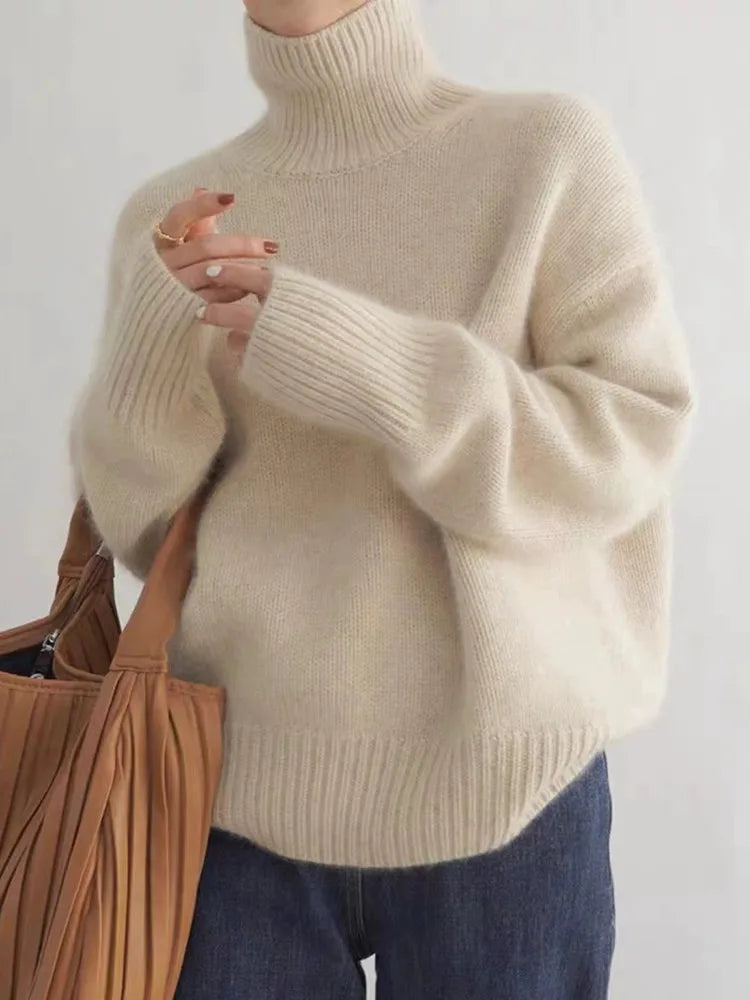 Women’s Turtleneck Sweater | Classic Roll Neck