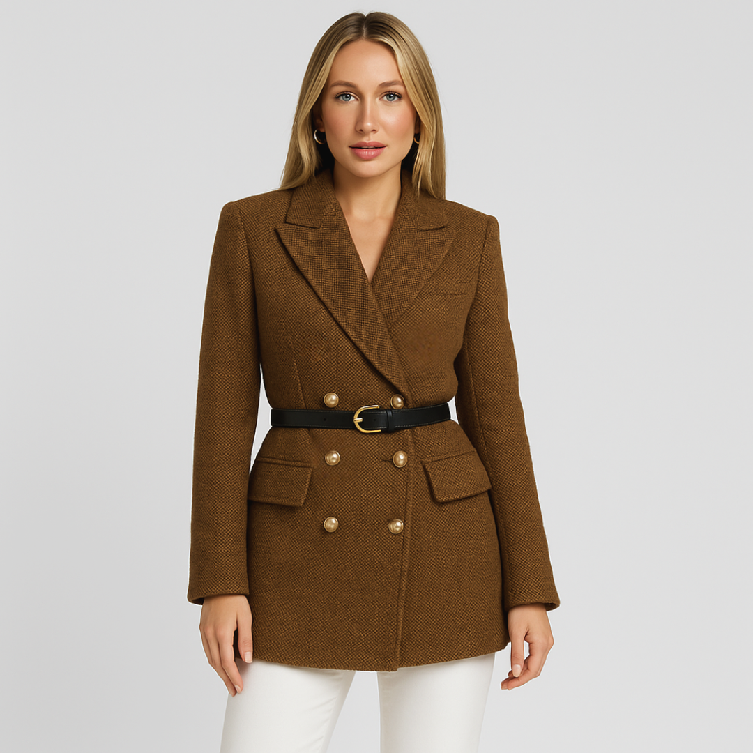 Women’s Stylish Double-Breasted Coat | Classic