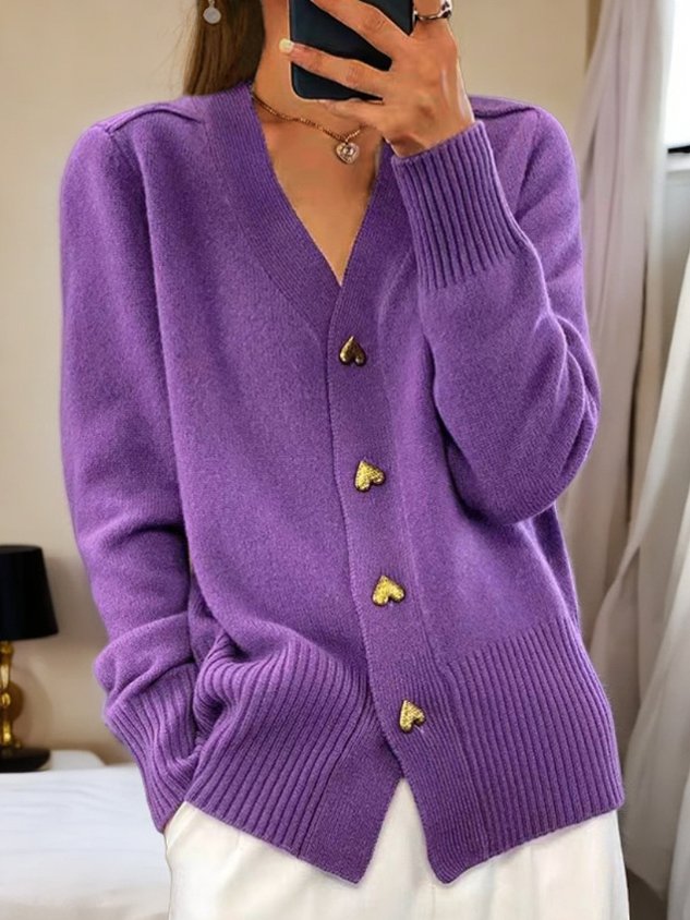 Women’s Stylish Button Cardigan | Cozy Design