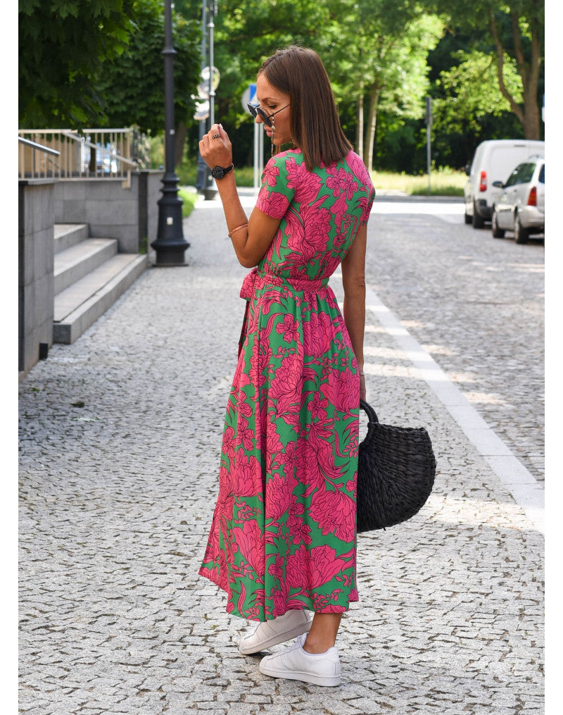 Denise – Robe Longue Fleurie