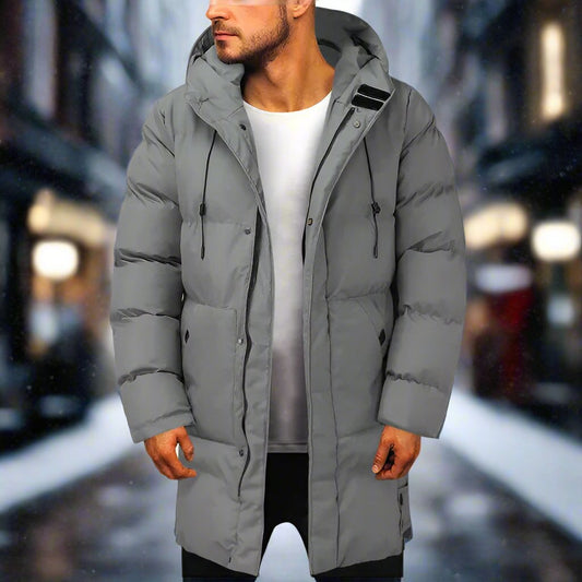 Men’s Long Winter Coat | Classic Design