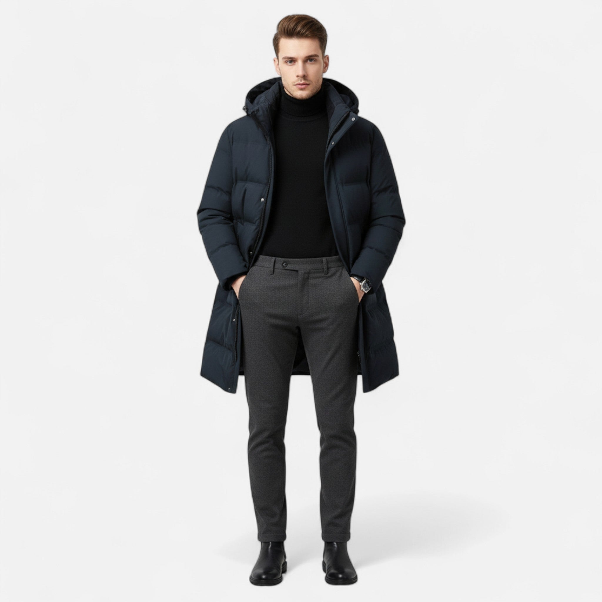 Men’s Hooded Winter Parka | Tailored Design