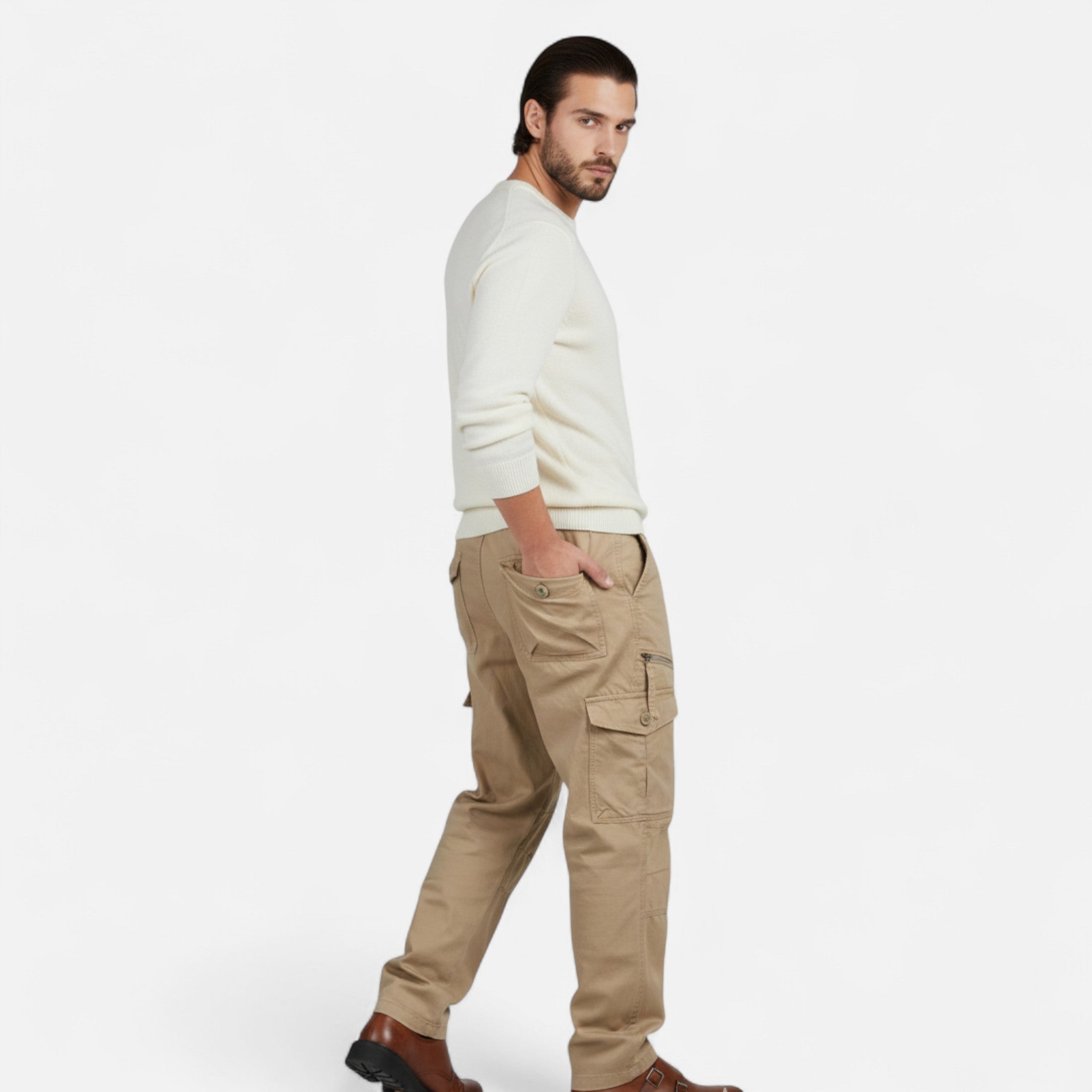 Men’s Cargo Trousers | Military-Inspired Design
