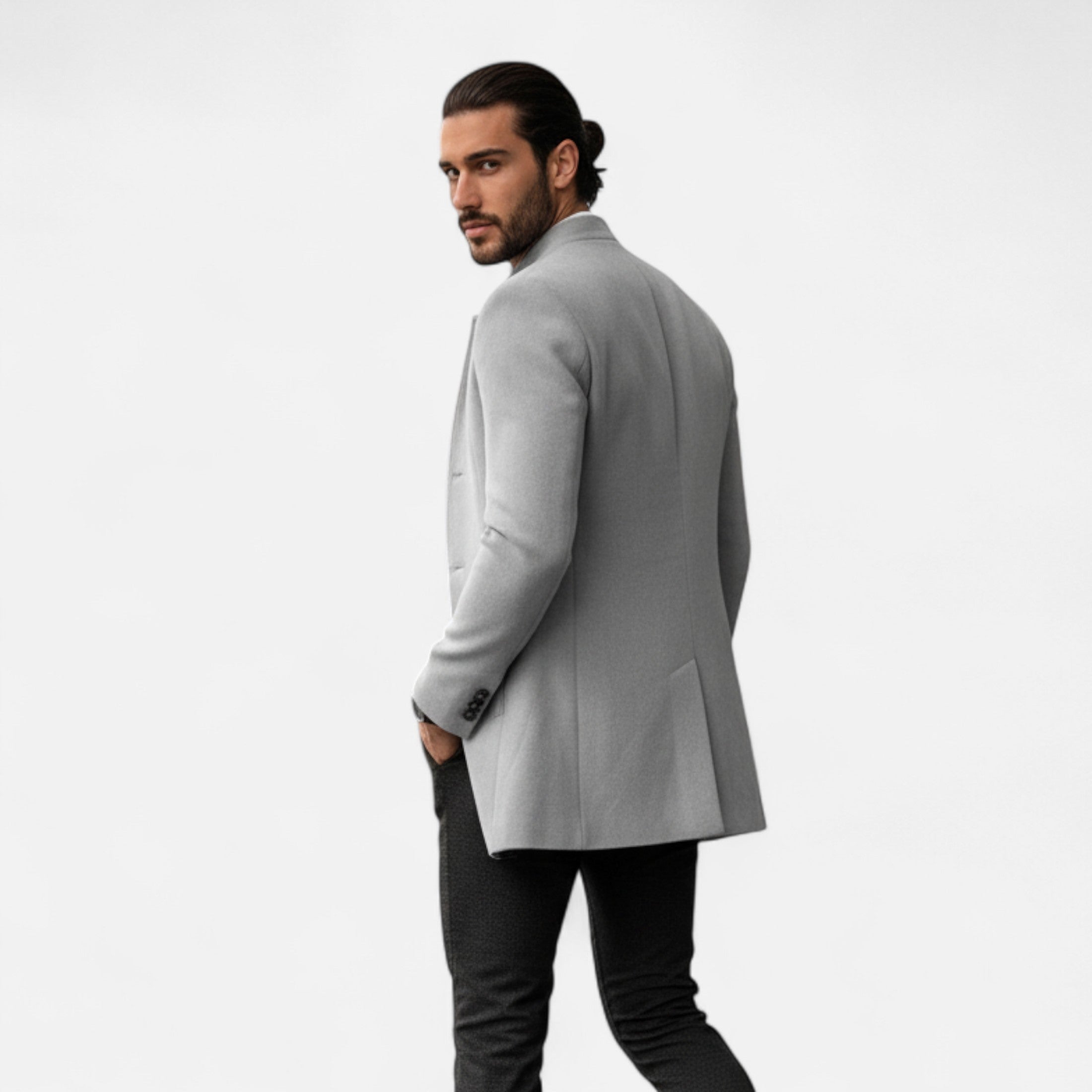 Men’s Tailored Coat | Single-Breasted Design