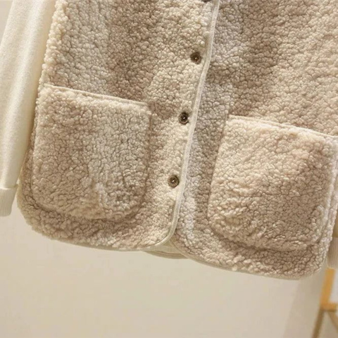 Gilet sans Manches Effet Mouton Douillet | Léger et Chaleureux