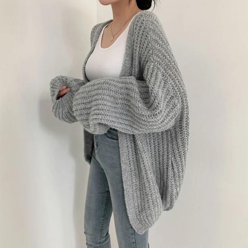 Women’s Classic Cardigan | Lantern Sleeve