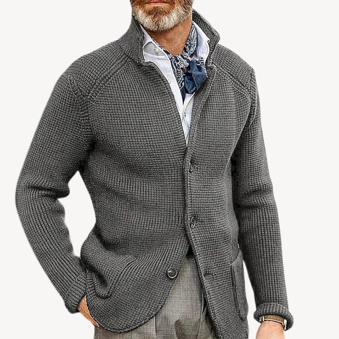 Men's Stylish Knitted Cardigan | Classic Winter Layer