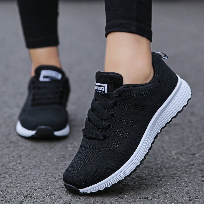 Women’s Casual Walking Shoes | Rounded Toe Design