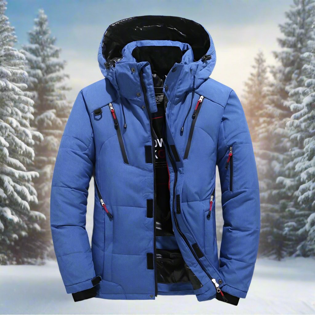 Men’s Quilted Jacket | Hooded Winter