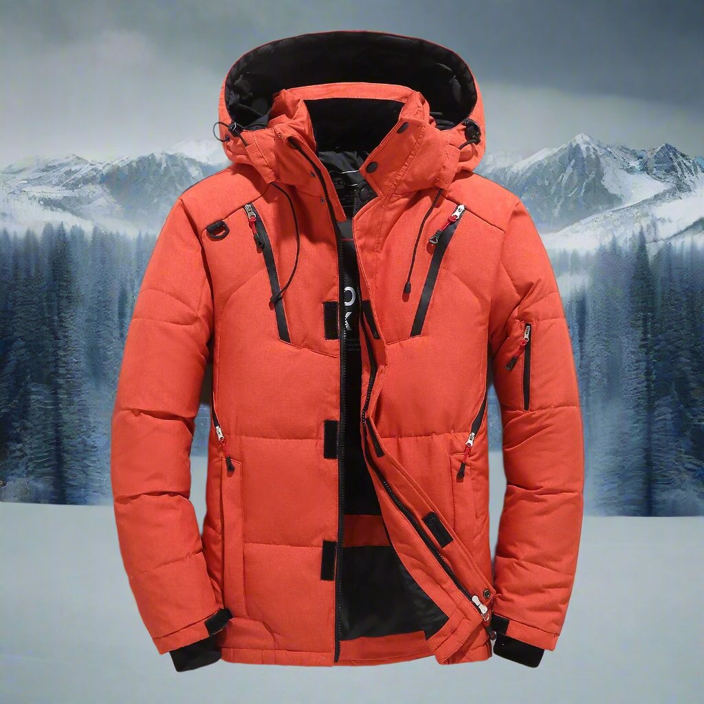 Men’s Quilted Jacket | Hooded Winter