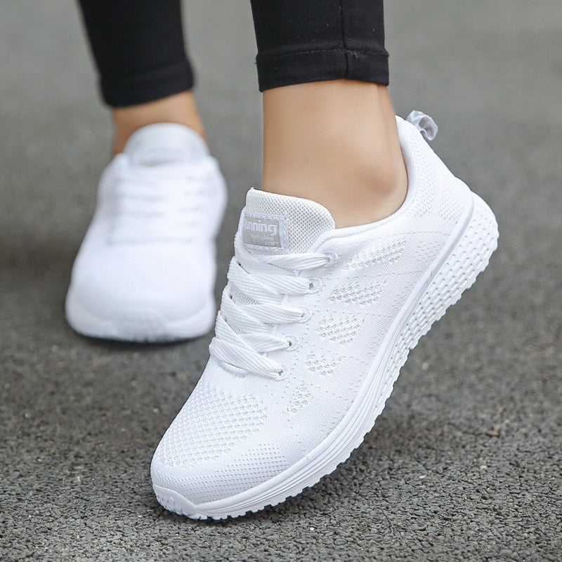 Women’s Casual Walking Shoes | Rounded Toe Design