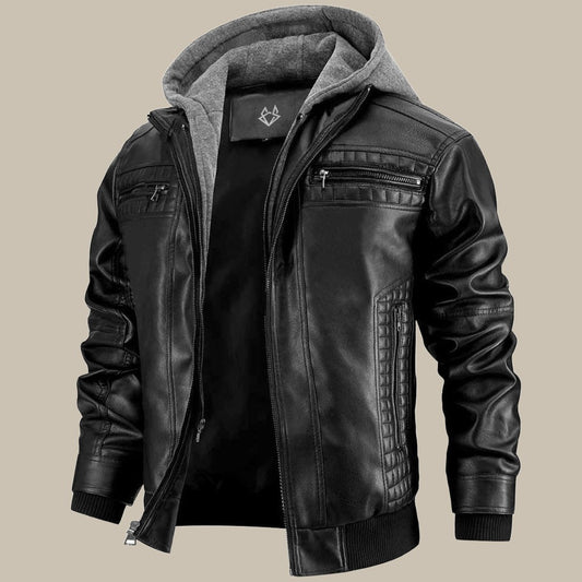 Men’s Hooded Jacket | Classic Design & Structured Shape