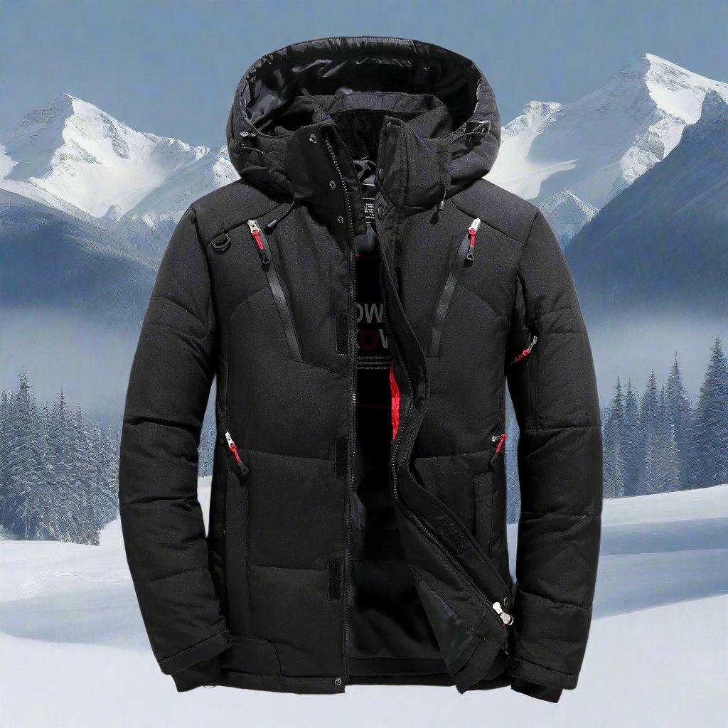 Men’s Quilted Jacket | Hooded Winter