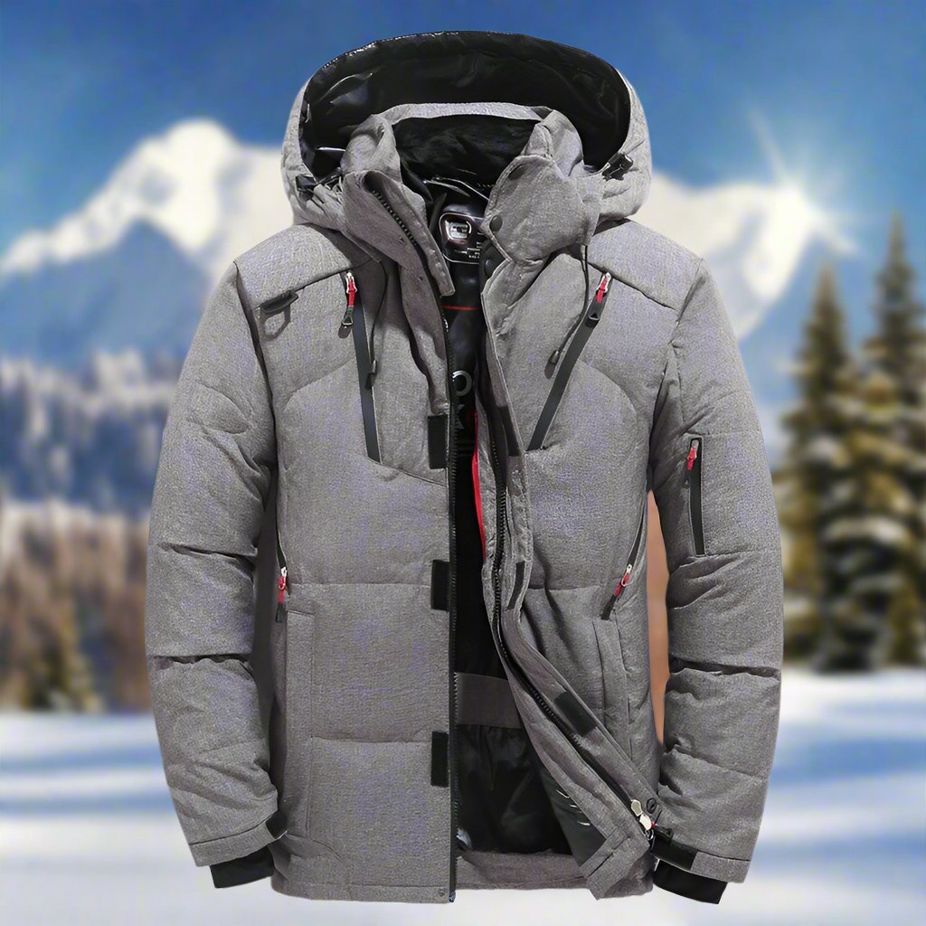Men’s Quilted Jacket | Hooded Winter