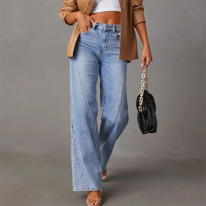 Juliette Taille Mi-Haute Jambe Large