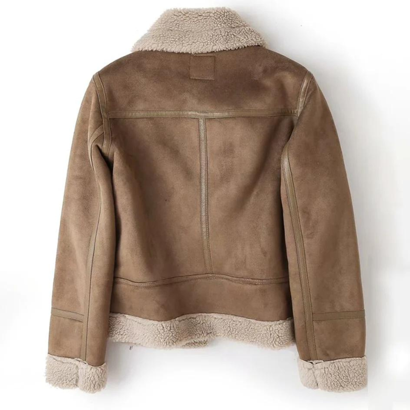Women’s Aviator Jacket | Asymmetrical Zip Design