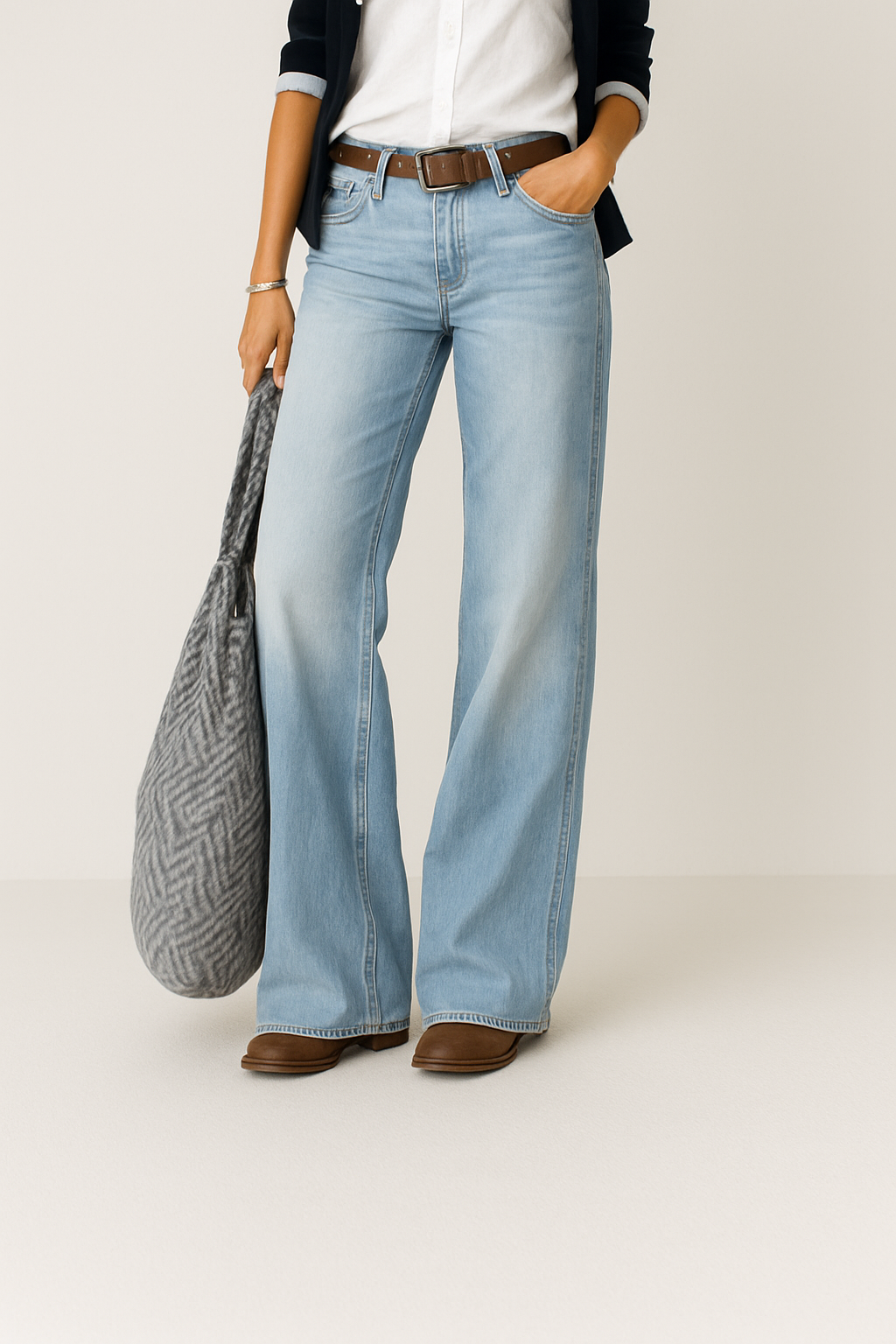 Women’s Cozy Wide Leg Jeans | Winter