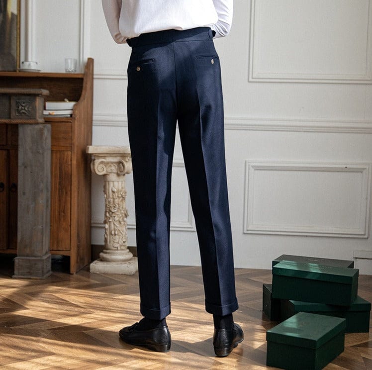 Men’s Tailored Trousers | Casual & Formal Style Navy