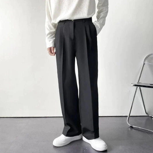 Men's Old Money Wide-Leg Pants | Stylish