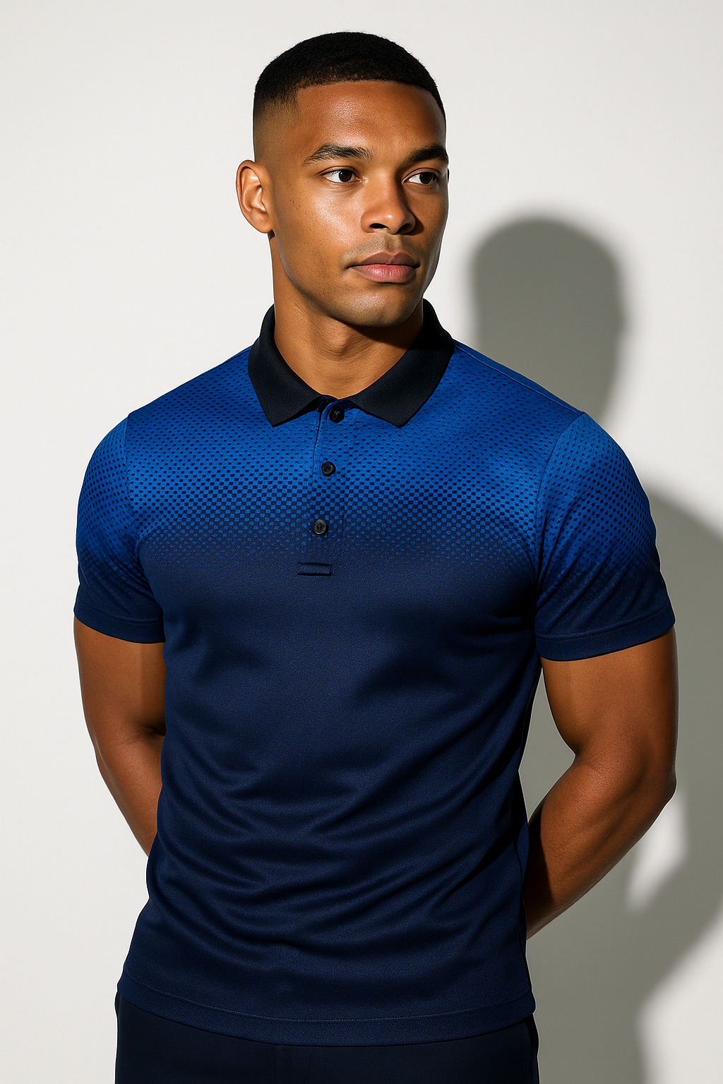 Men’s Gradient Polo Shirt | Sport-Inspired Style