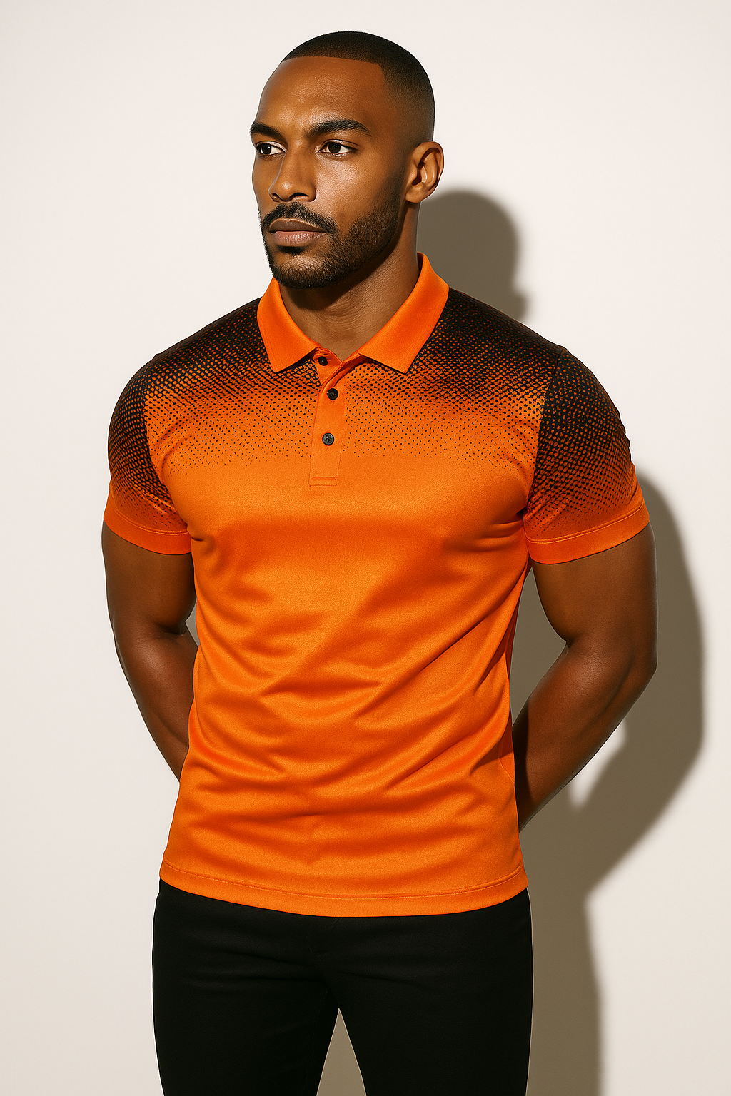 Men’s Gradient Polo Shirt | Sport-Inspired Style